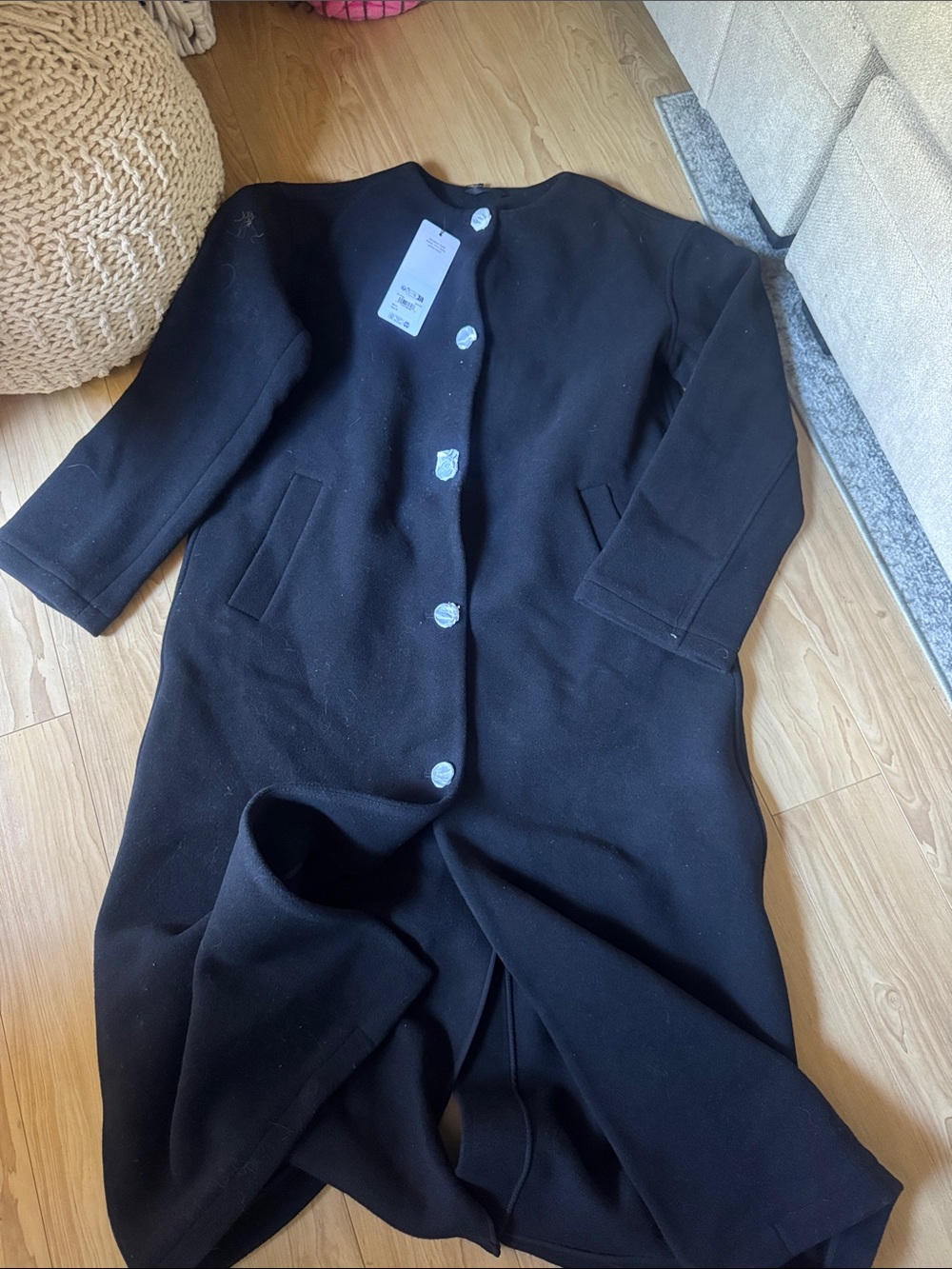 Alo Double Face Wool City Girl Long Coat